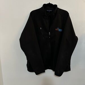 Port Authority Rock Water Logo Men’s XL Black Polyester Blend Full Zip Jacket